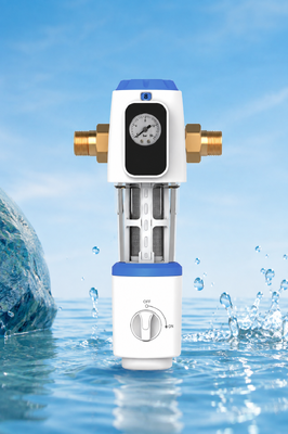 BriskSpring N1-2C-BS Waterfilter voor het hele huis met 40 micron filtratie en SUS316L roestvrijstalen gaas