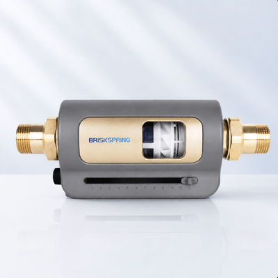 BriskSpring HZ-A 7 T/H 40 Micron Voorfilter voor sediment van het hele huis met 360 graden draaiende installatie