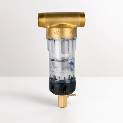 Waterfilter voor het hele huis met spin-down sedimentfilter en 40 micron filtratie, herbruikbaar ontwerp en voedselveilig SS316L gaas