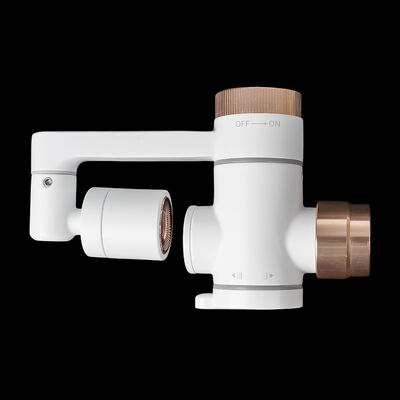 BriskSpring JP-002 Rose Gold Micro-Nano Bubble Faucet Filter met 360° draaiende aerator en vervangbare cartridge