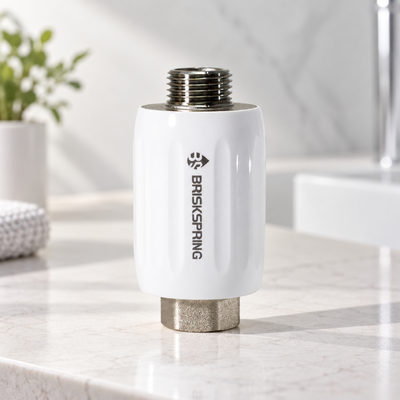 Zoutvrije Compacte Inline Waterontkalker met Hoge Efficiëntie Kalkpreventie voor Thuisgebruik