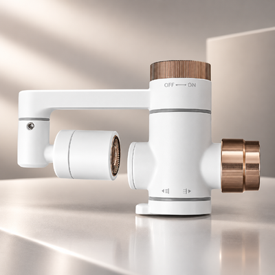 Rose Gold Micro Nano Bubble Faucet Filter met 360° draaiende stopcontact en vervangbare cartridge
