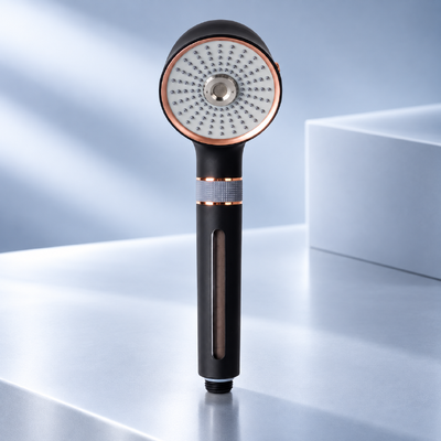 Black Rose Gold Micro Nano Bubble Douche Hoofd 3 Spray Modes Waterbesparende Handheld Douche