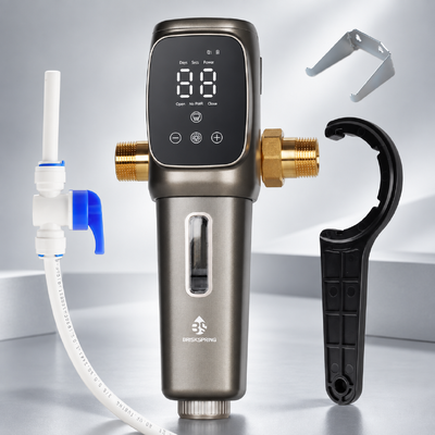 AT-30G-BS Automatisch Voorfilter voor het Hele Huis met 40 Micron SUS316L Gaas en Getimede Zelfspoeling
