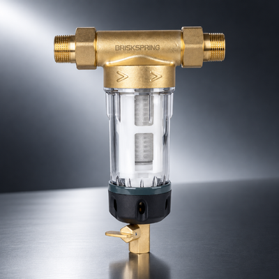 40 Micron Herbruikbaar Net Handmatig Spoelen Water Voorfilter Gehele Huis Spin Down Sediment Voorfilter