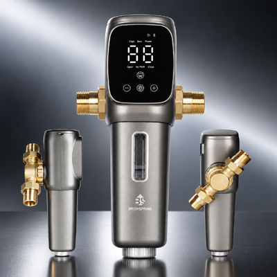 Automatisch Water Voorfilter Sediment Voorfilter met 40 Micron SUS316L Gaas en Getimed Zelfspoelend voor het Hele Huis